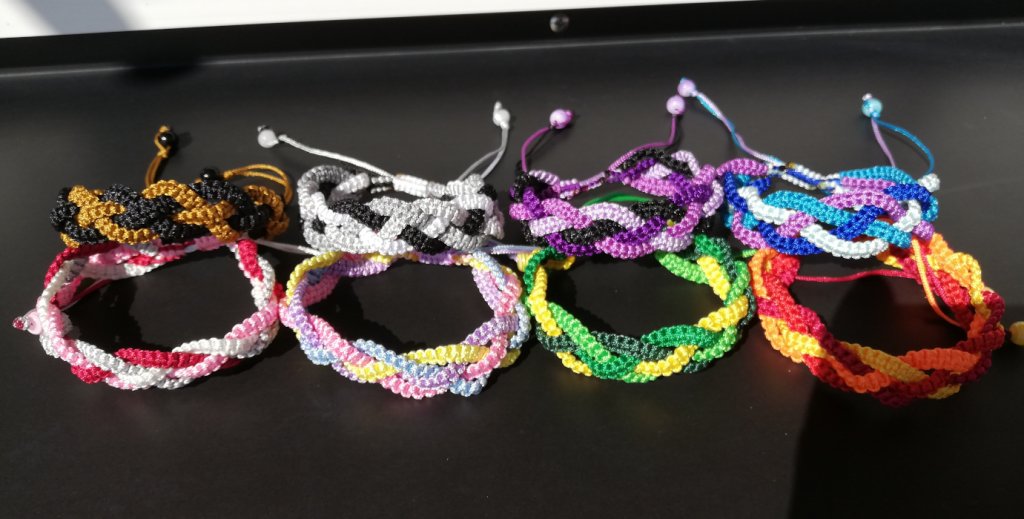 Macramé šperky 1